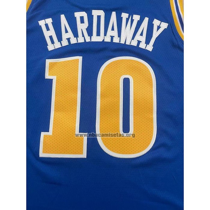 Camiseta Golden State Warriors Tim Hardaway NO 10 Classic 2022-23 Azul